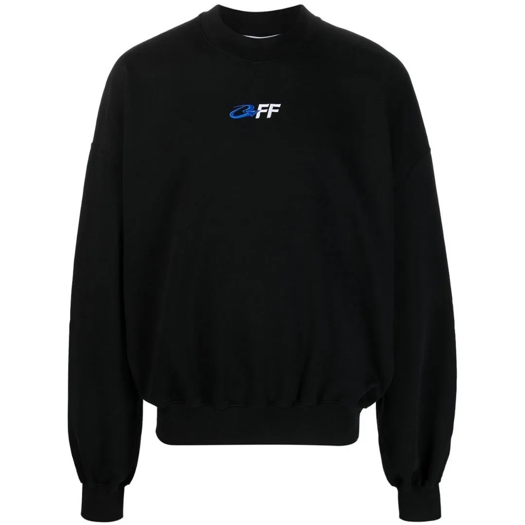 Off-White Exact Opposite Boxy Fit Black Sweatshirt