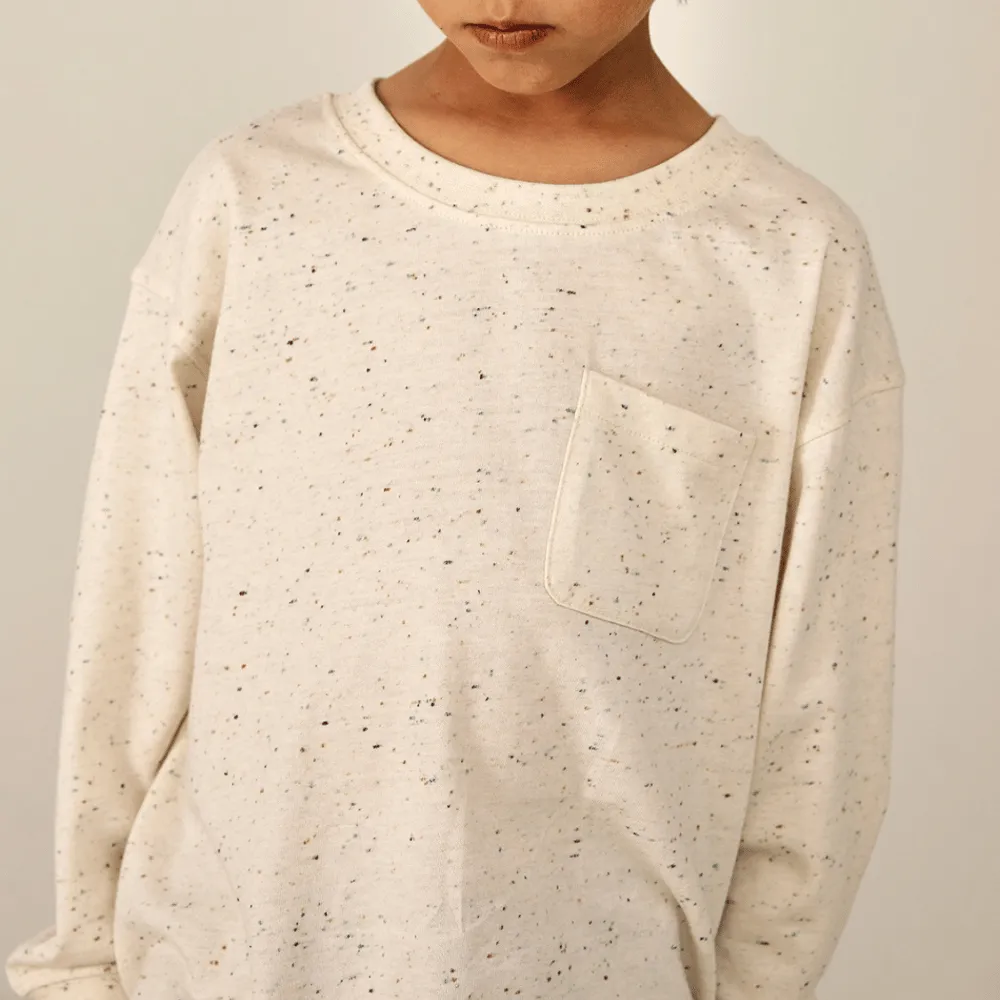 Oversized tee - Long sleeve - Organic cotton