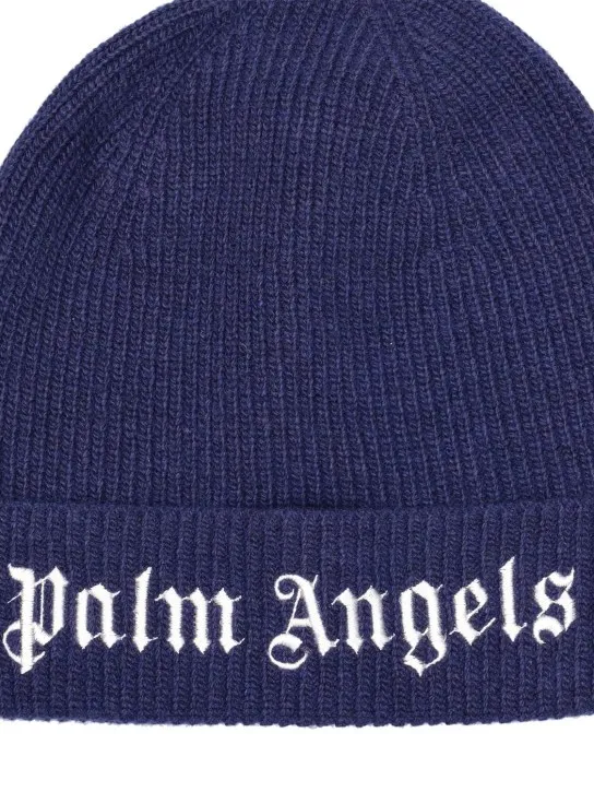 Palm Angels   Wool blend knit beanie hat 