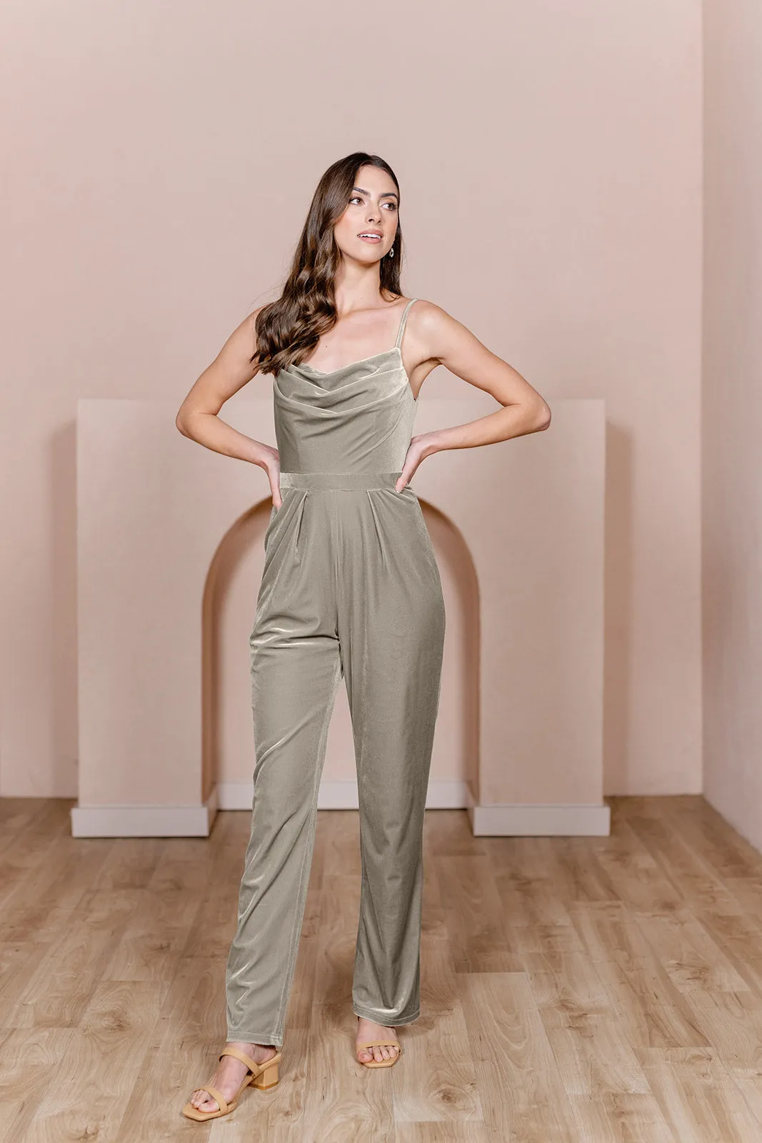 Parker Velvet Jumpsuit | Made To Order