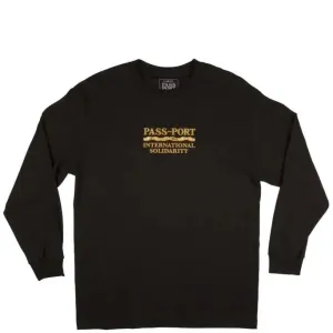 Pass-Port Inter Solid Long Sleeve - Black