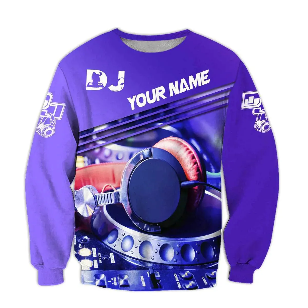 Personalized 3D Full Print Disc Jockey Hoodie, DJ Shirt For Musician, DJ Lover Gift