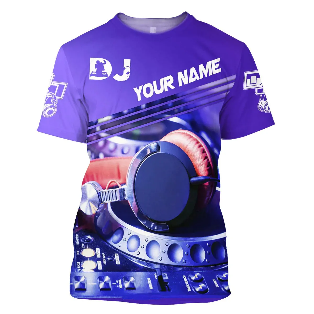 Personalized 3D Full Print Disc Jockey Hoodie, DJ Shirt For Musician, DJ Lover Gift