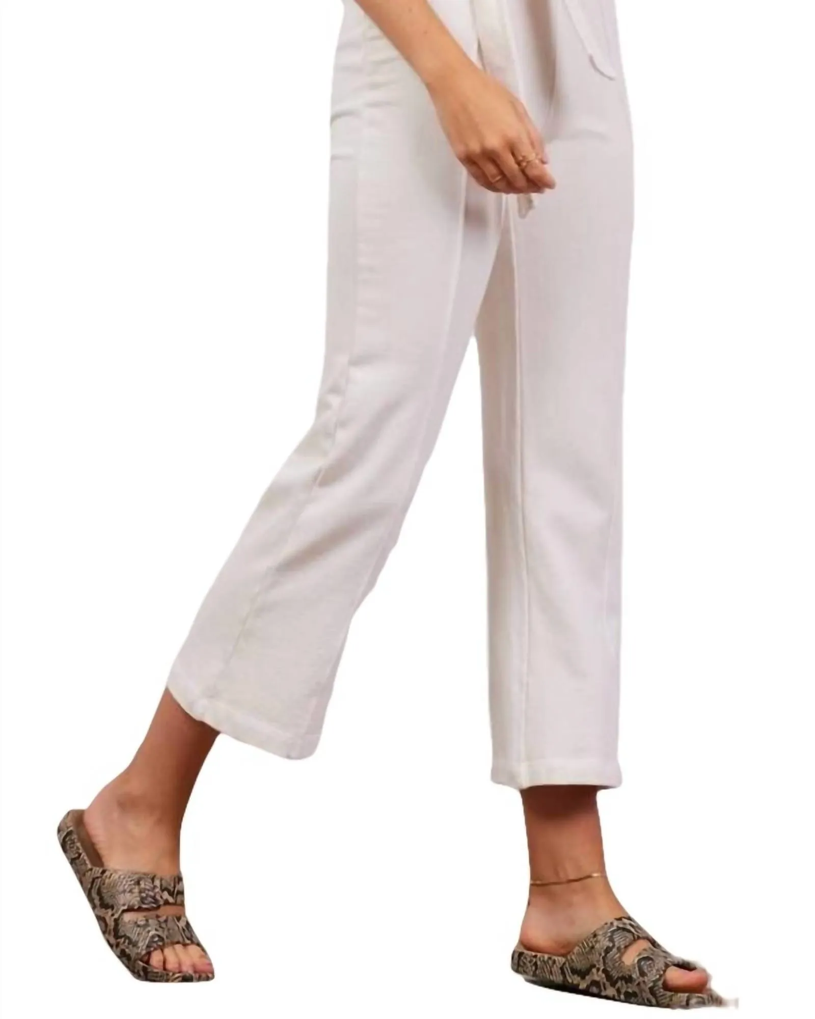 Positivity Pinktuck Pant in La Crema | La Crema