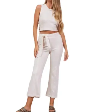 Positivity Pinktuck Pant in La Crema | La Crema