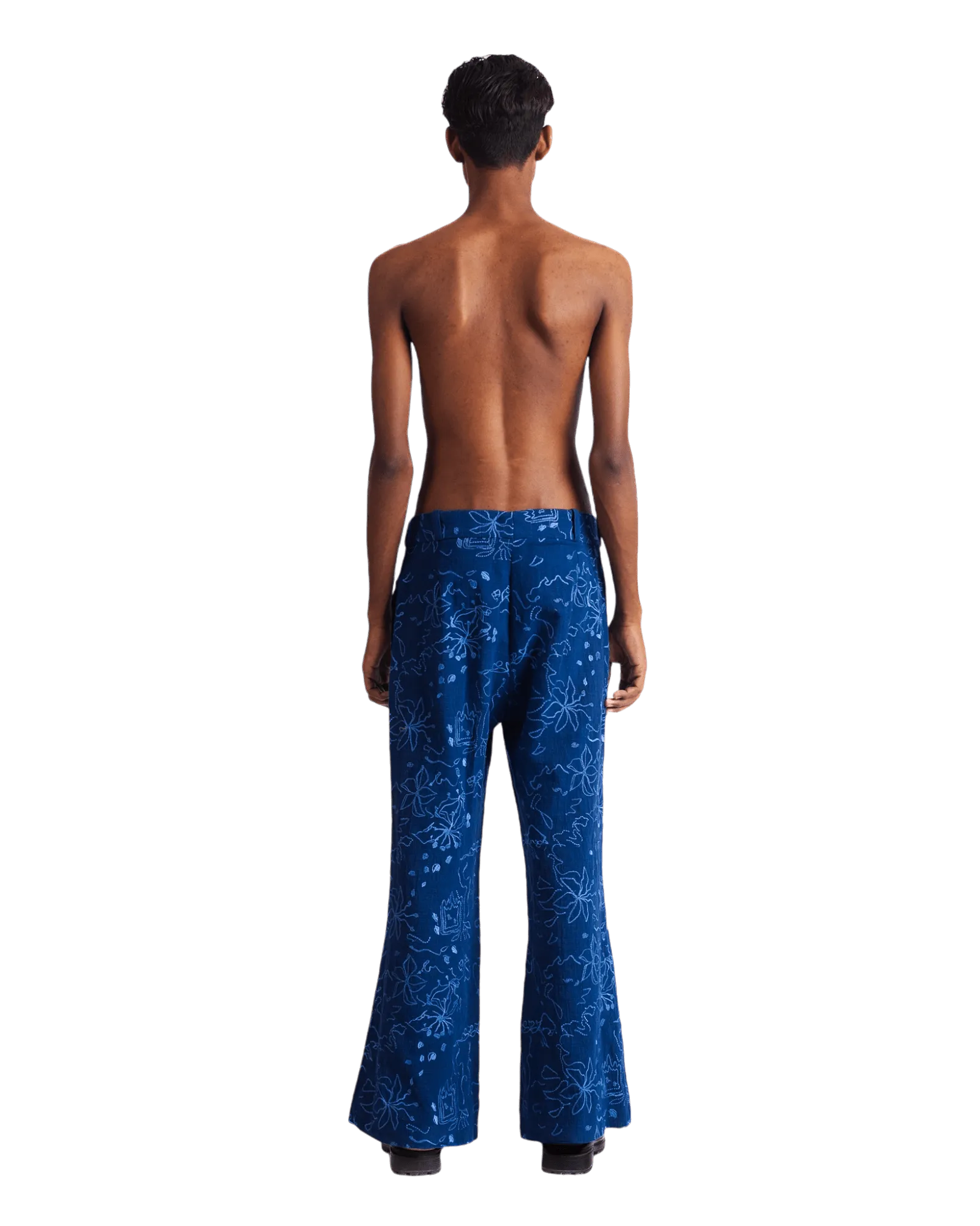 "WALLFLOWER" KHADDAR PANTS