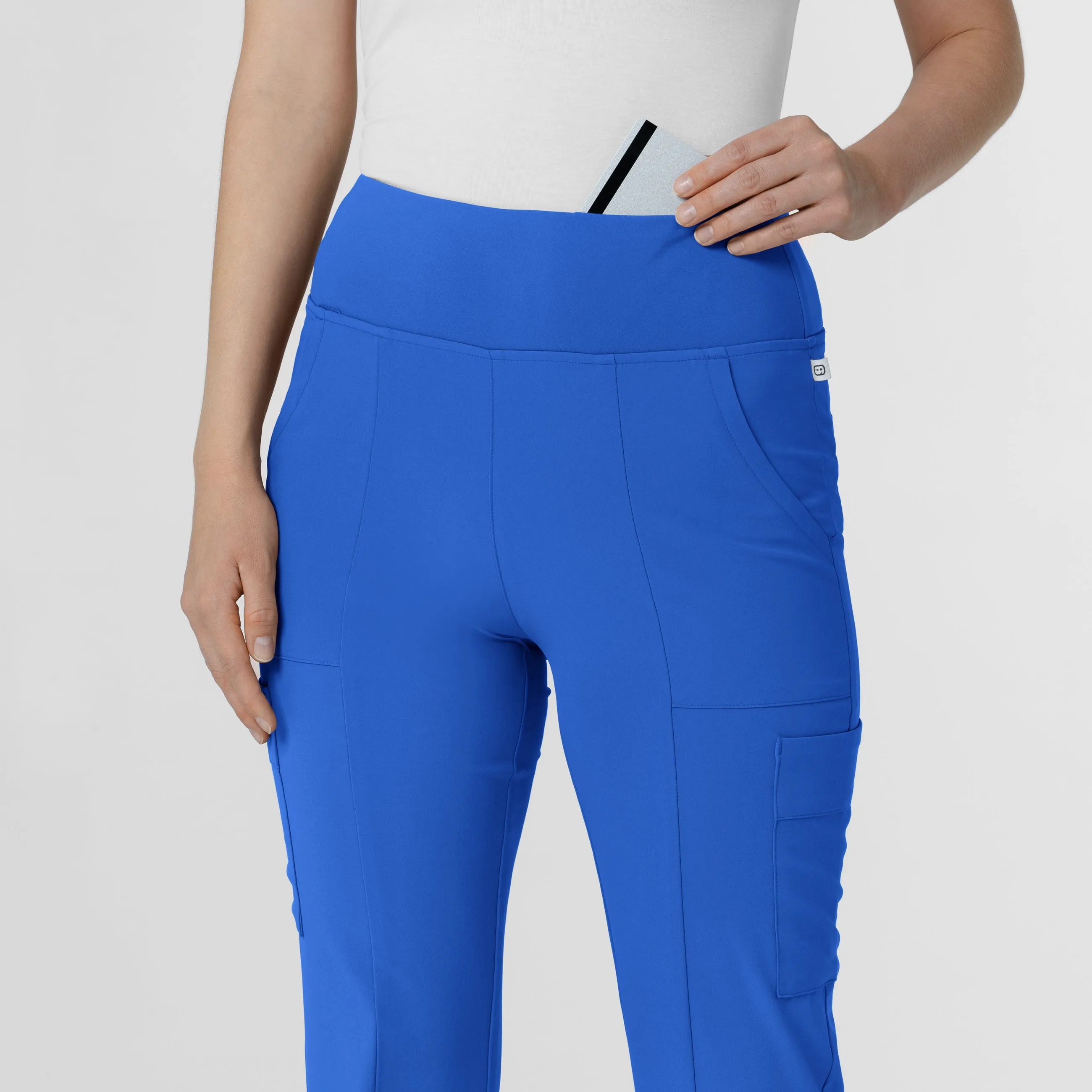 RENEW Women's Cargo Flare Scrub Pant - Royal