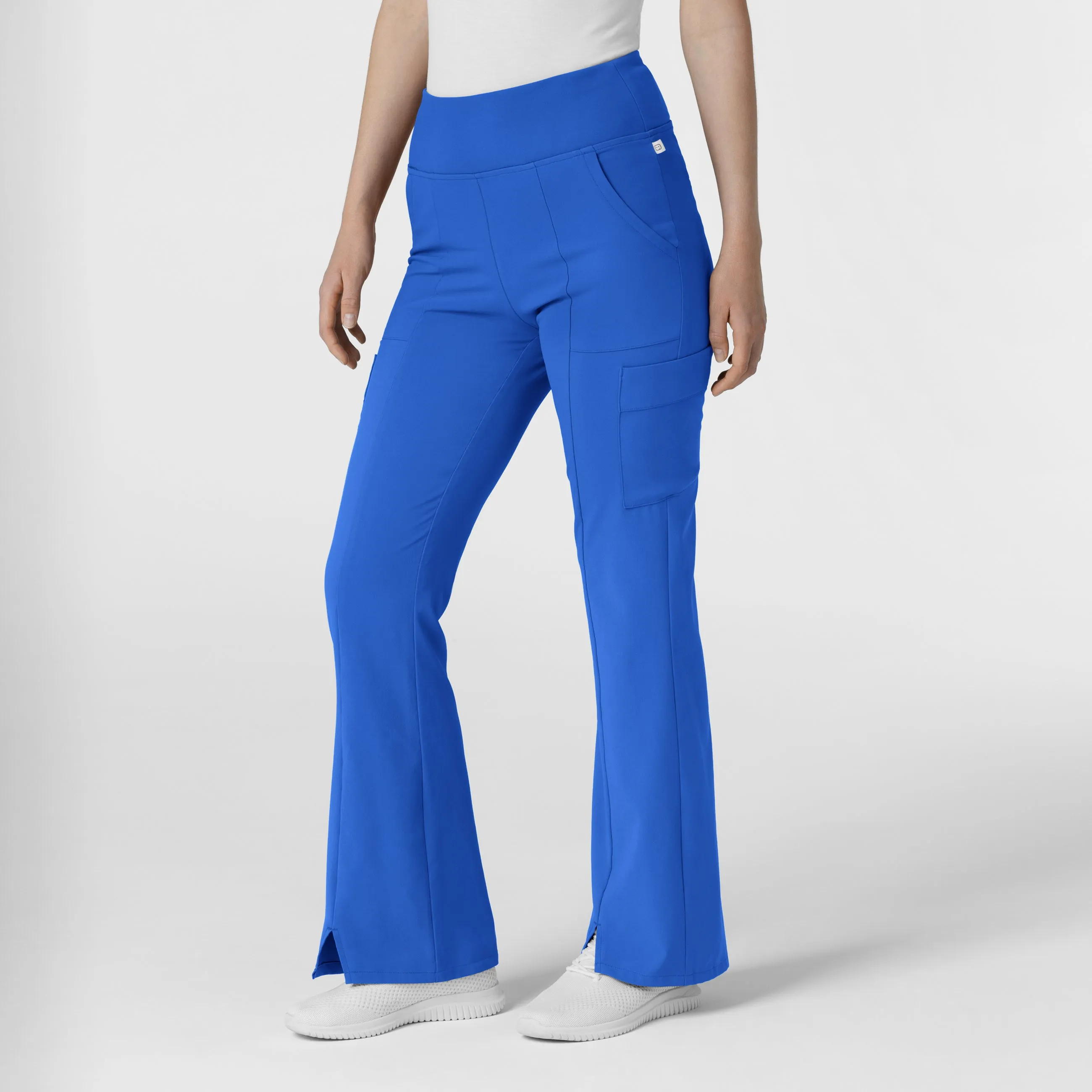 RENEW Women's Cargo Flare Scrub Pant - Royal