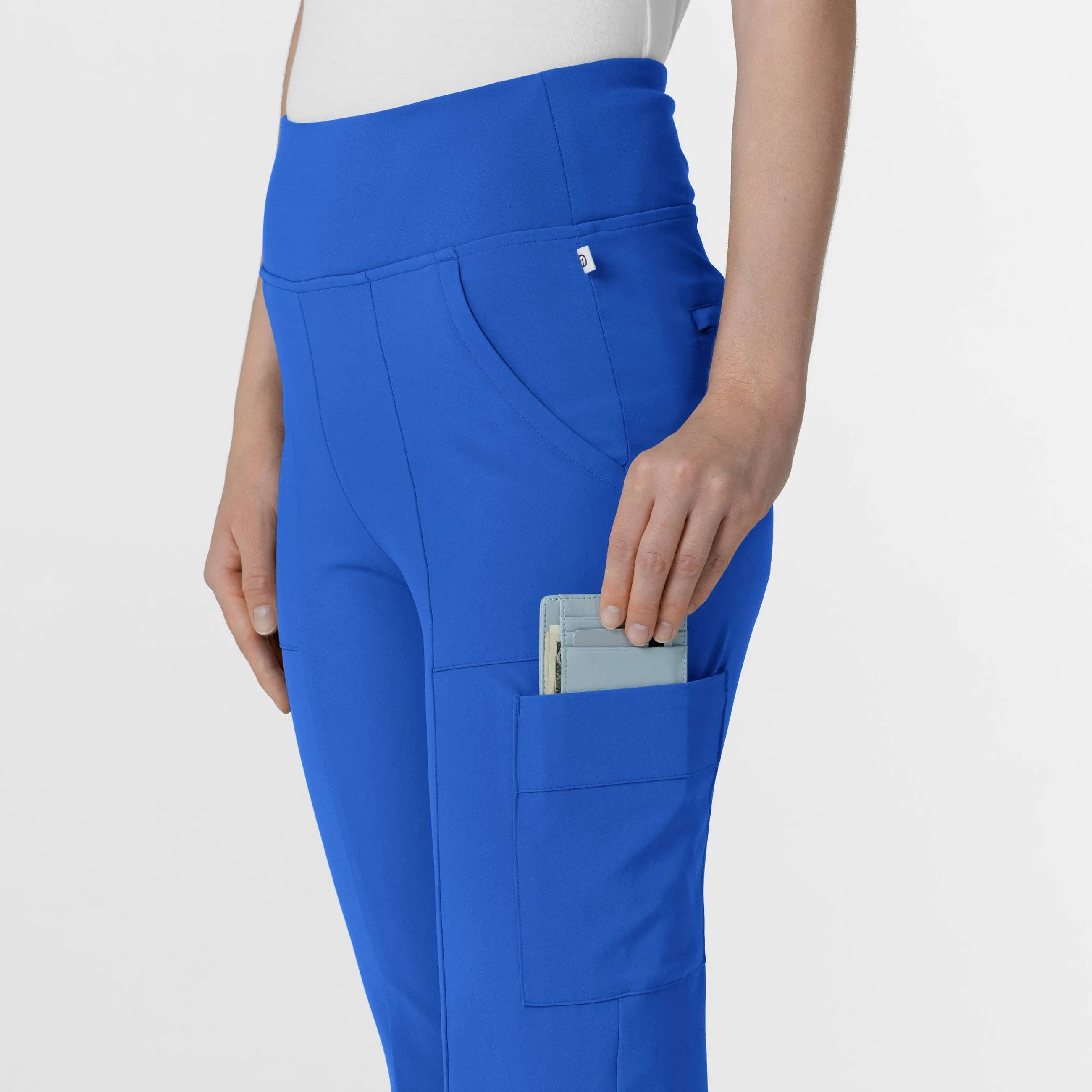 RENEW Women's Cargo Flare Scrub Pant - Royal