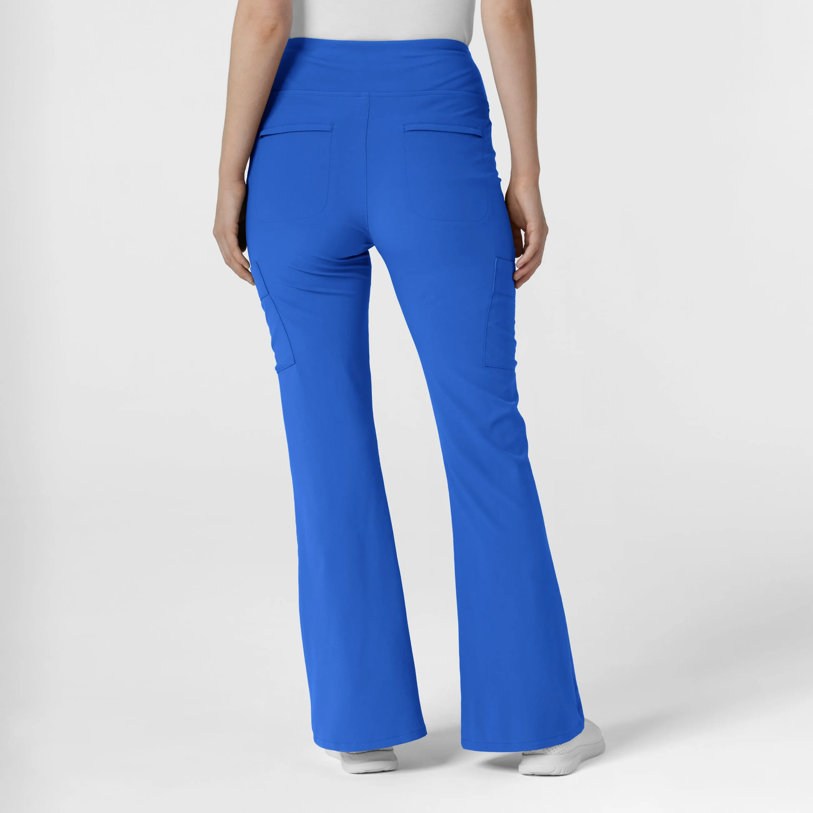 RENEW Women's Cargo Flare Scrub Pant - Royal