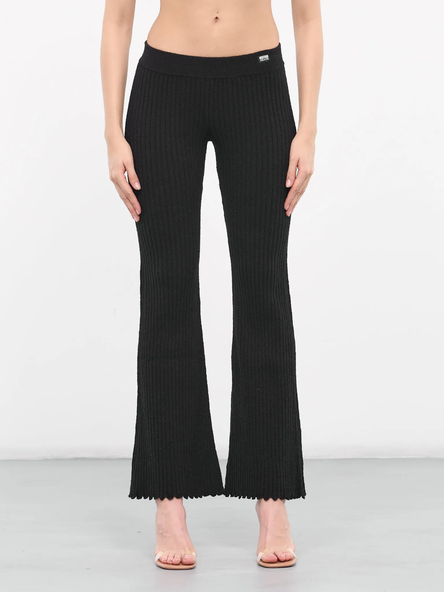 Rib-Knit Pants (A0384-3707-0555-BLACK)