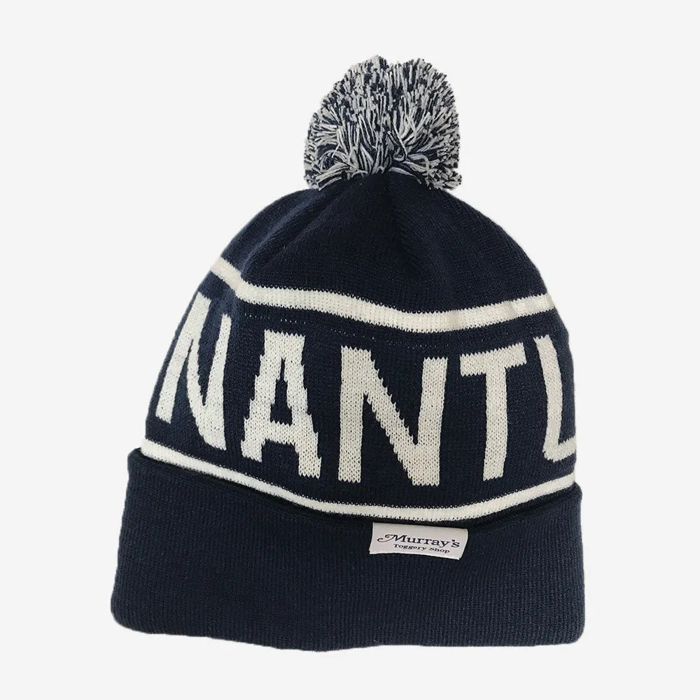 Richardson Nantucket Knit Beanie with Cuff - Navy