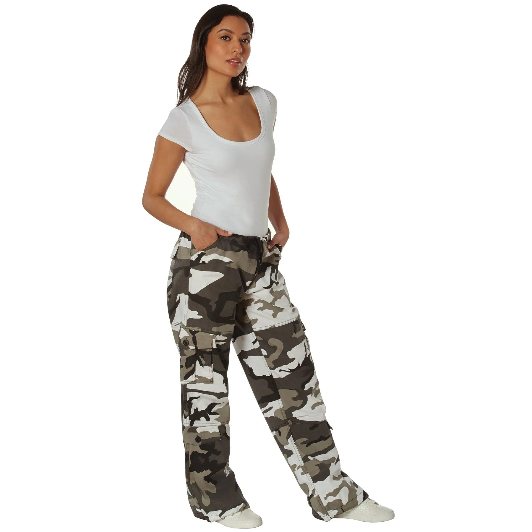 Rothco Womens Color Camouflage Paratrooper Fatigue Pants