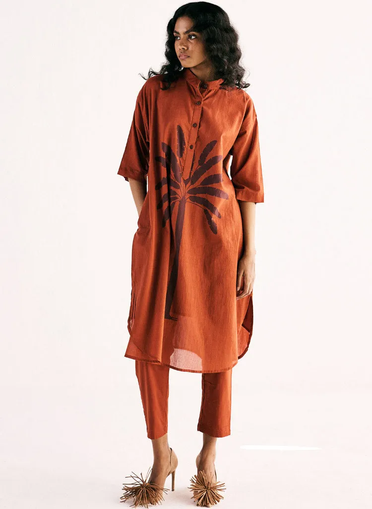 Rustic Palm Kurta Set