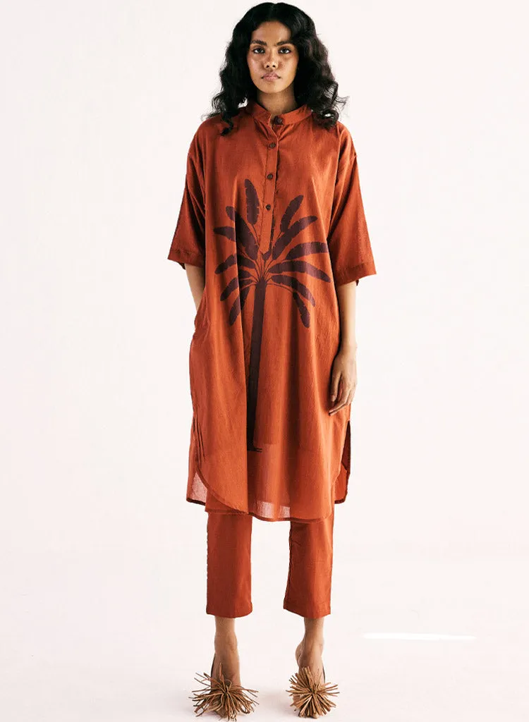 Rustic Palm Kurta Set