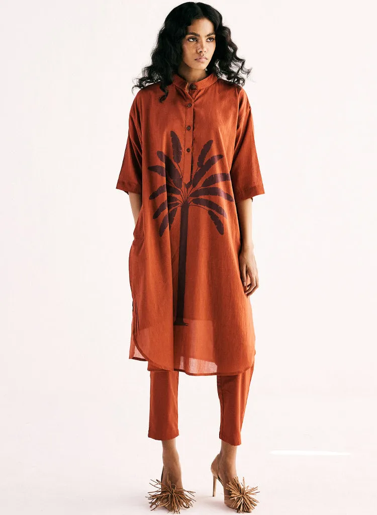 Rustic Palm Kurta Set