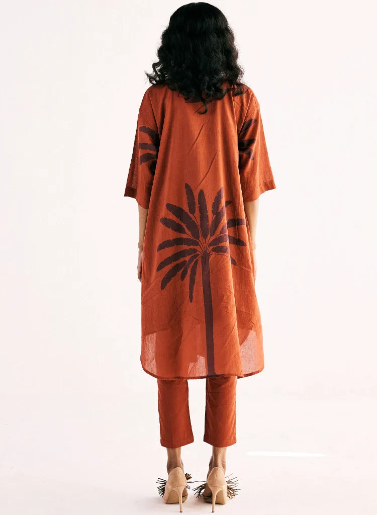 Rustic Palm Kurta Set