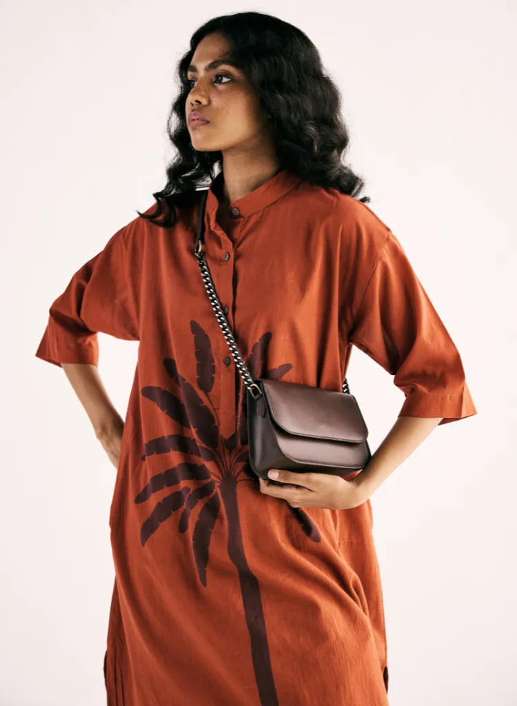 Rustic Palm Kurta Set