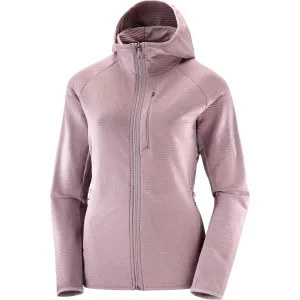 Salomon Women&#x27;s Essential Lightwarm Hoodie Moonscape | Buy Salomon Women&#x27;s Essential Lightwarm Hoodie Moonscape here | Outnorth