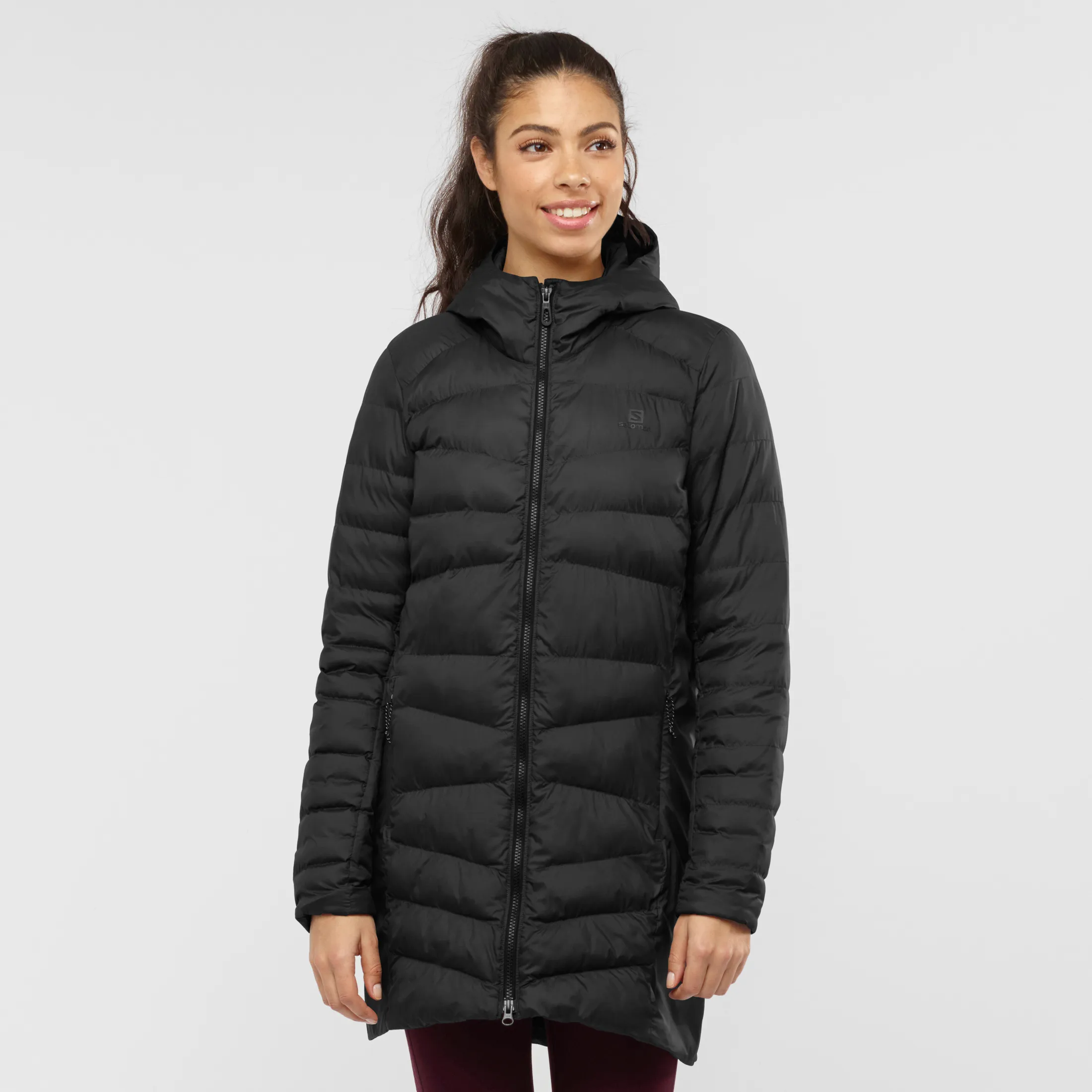 Salomon Women&#x27;s Sight Storm Hoodie Ebony | Buy Salomon Women&#x27;s Sight Storm Hoodie Ebony here | Outnorth