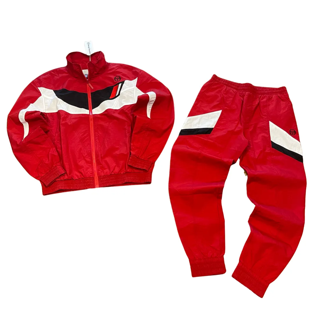 SERGIO TACCHINI MESSINA TRACKSUIT - MEN’S”- RED / BLACK WHITE