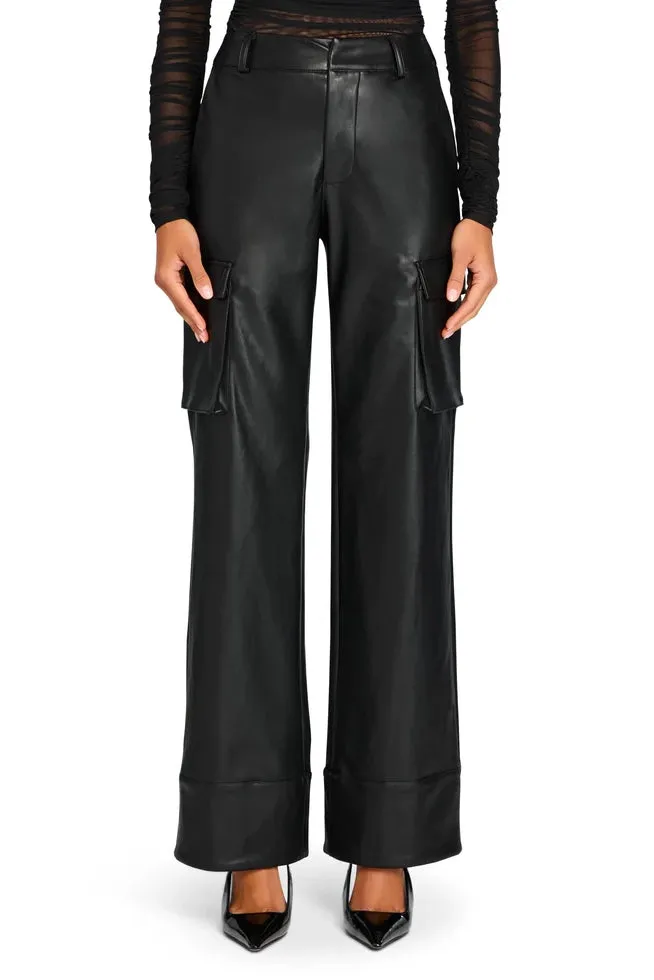 Seroya Fifer Vegan Leather Pants