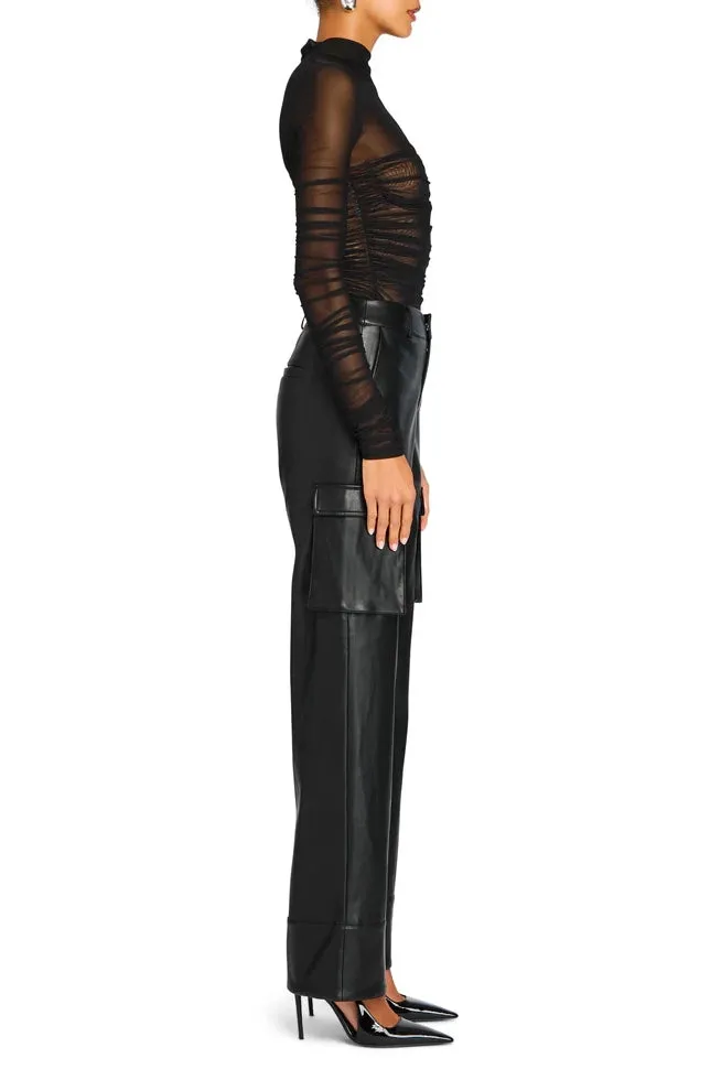 Seroya Fifer Vegan Leather Pants