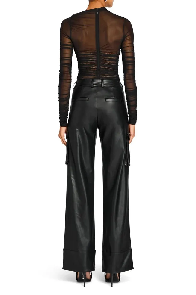 Seroya Fifer Vegan Leather Pants