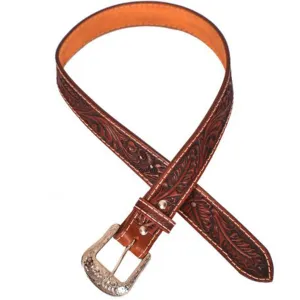 Shiloh Men's Acorn Leather Belt