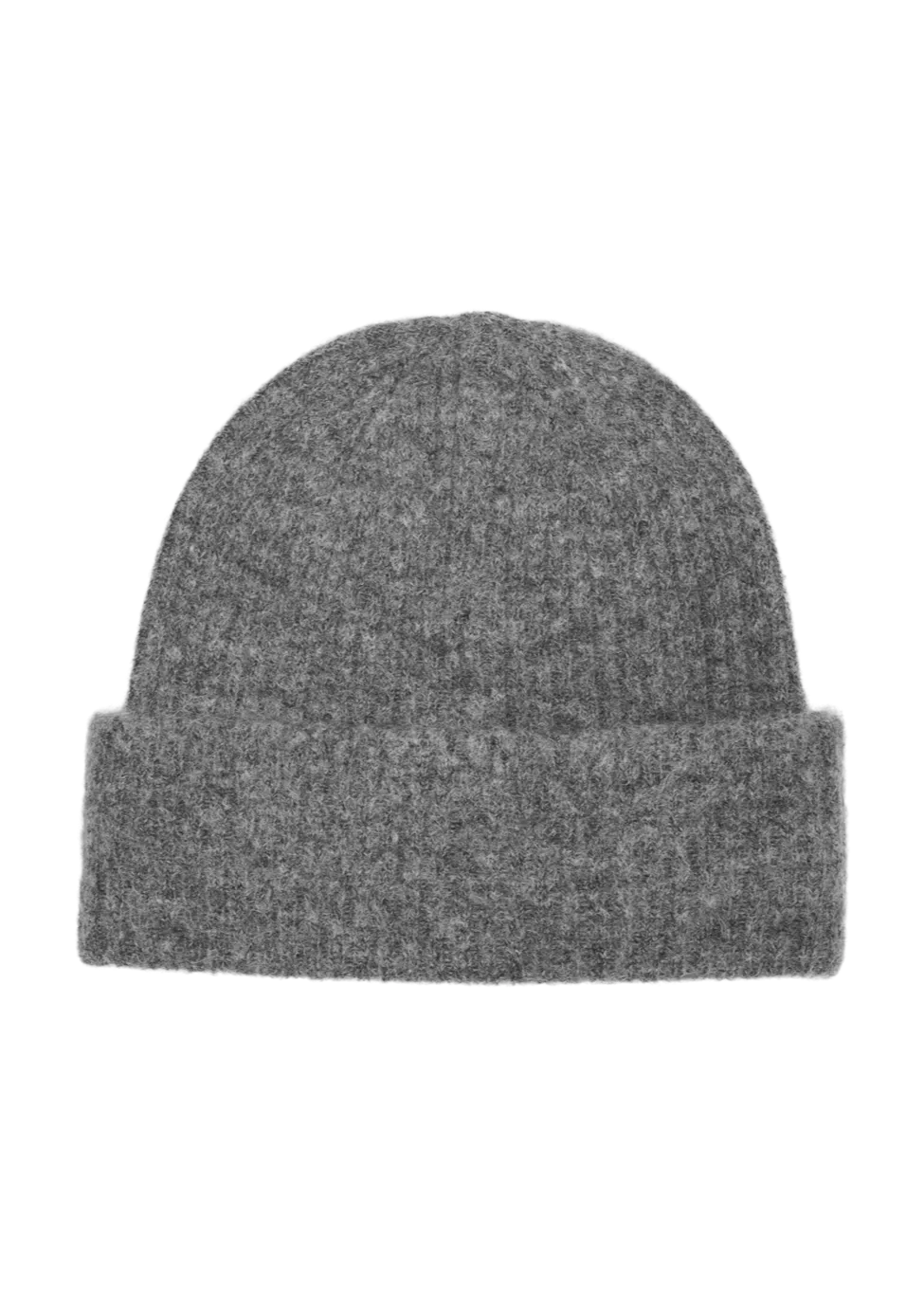 SLFMALINE LANO KNIT BEANIE NOOS | MEDIUM GREY MELANGE