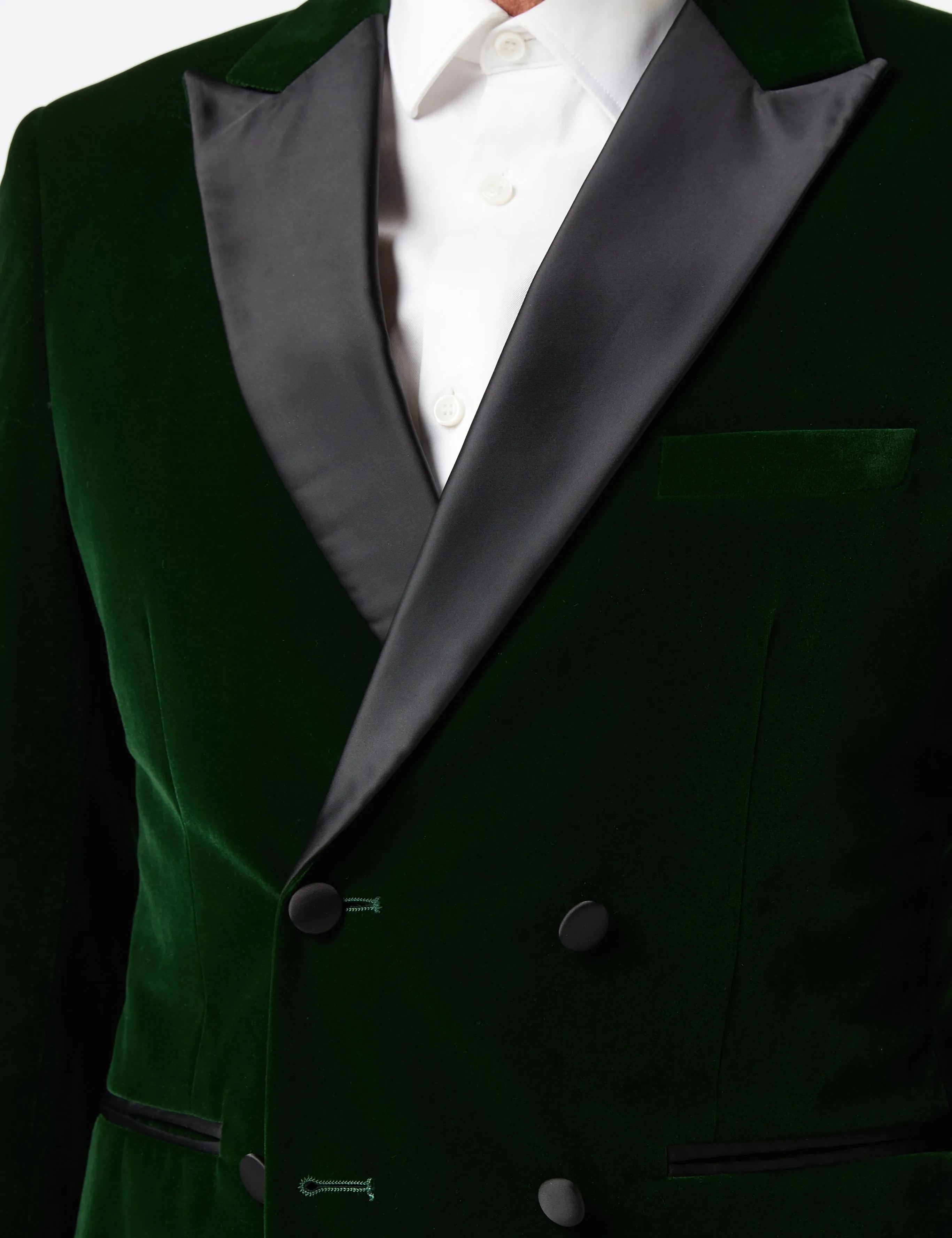 SMITH - Green Soft Velvet Dinner Jacket