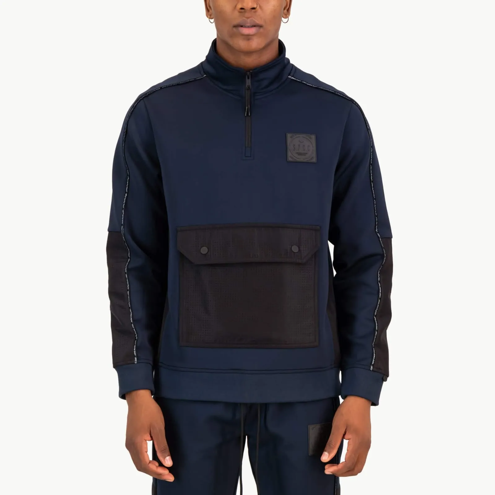 S.P.C.C Mens Kitson Navy Hoodie