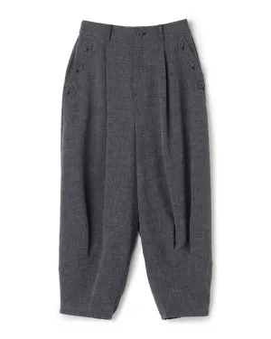 Ss24 Capsule- Button Pocket Baggy Pants