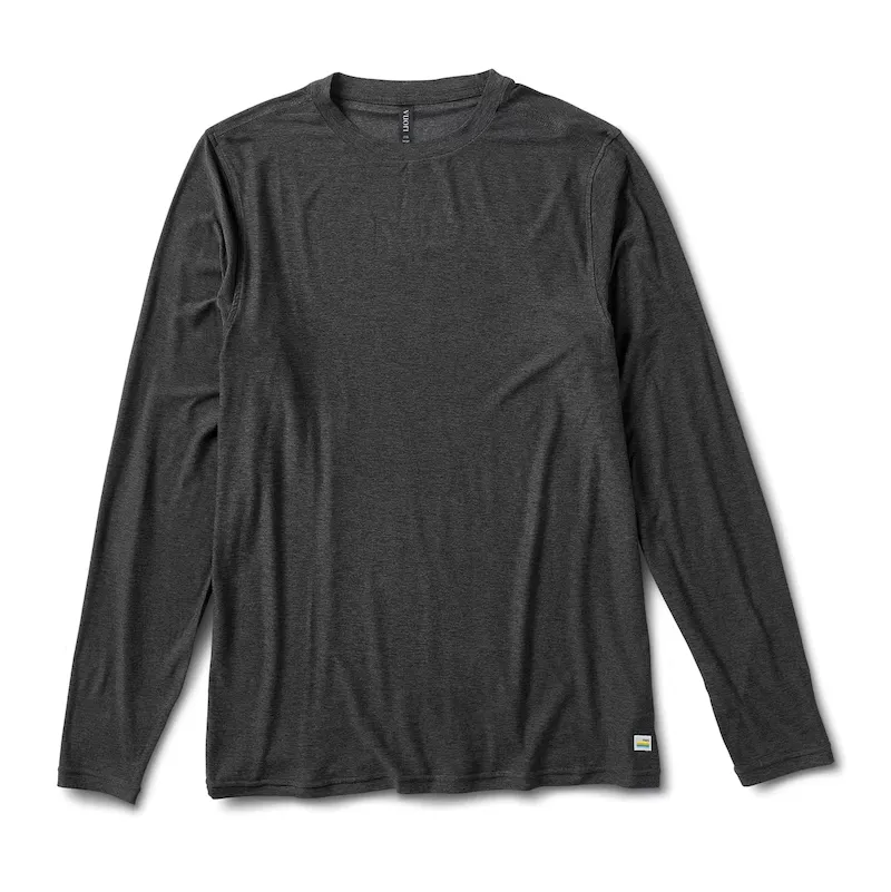 Strato Tech LS Tee: Charcoal Heather