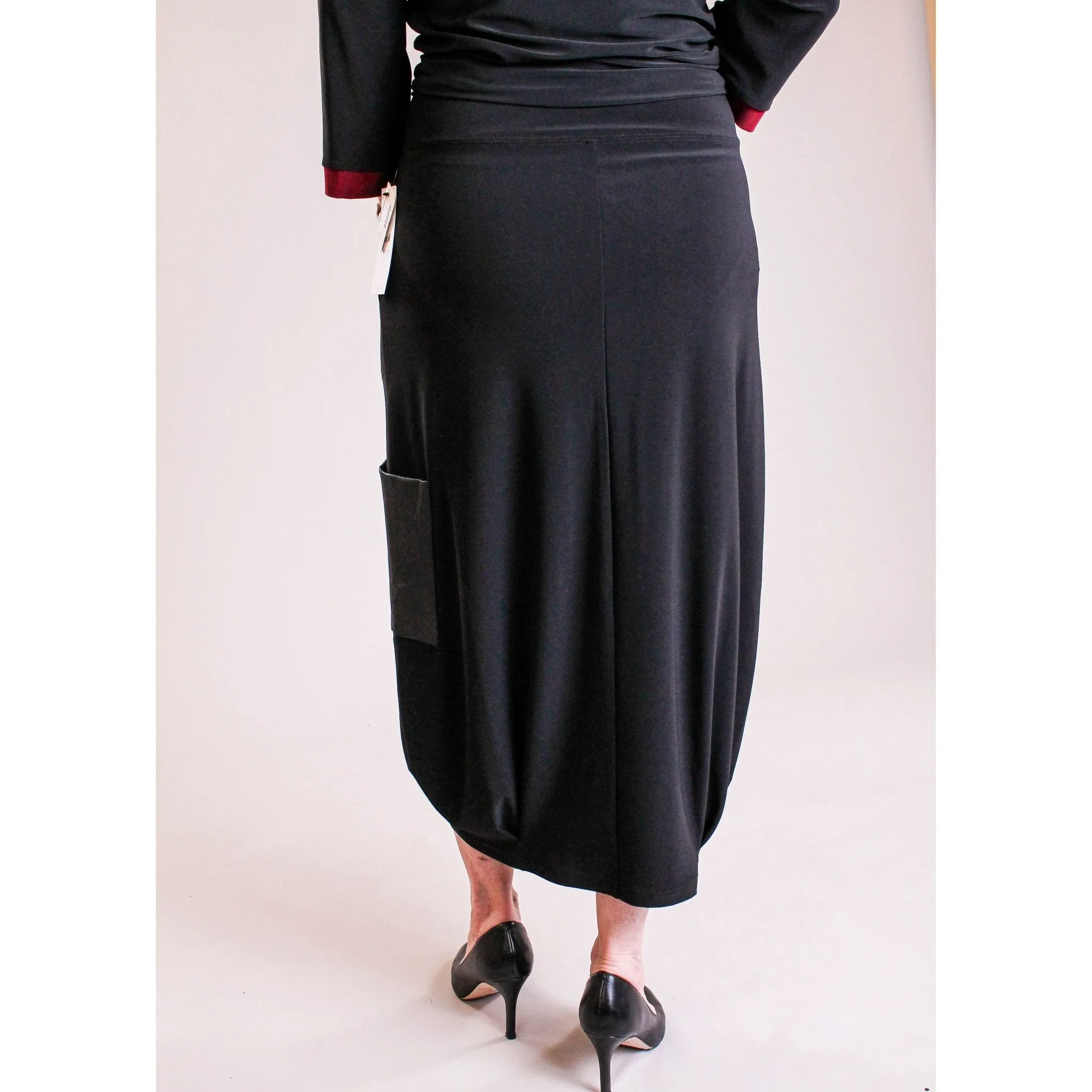 Sympli Safari Skirt With Faux Pocket