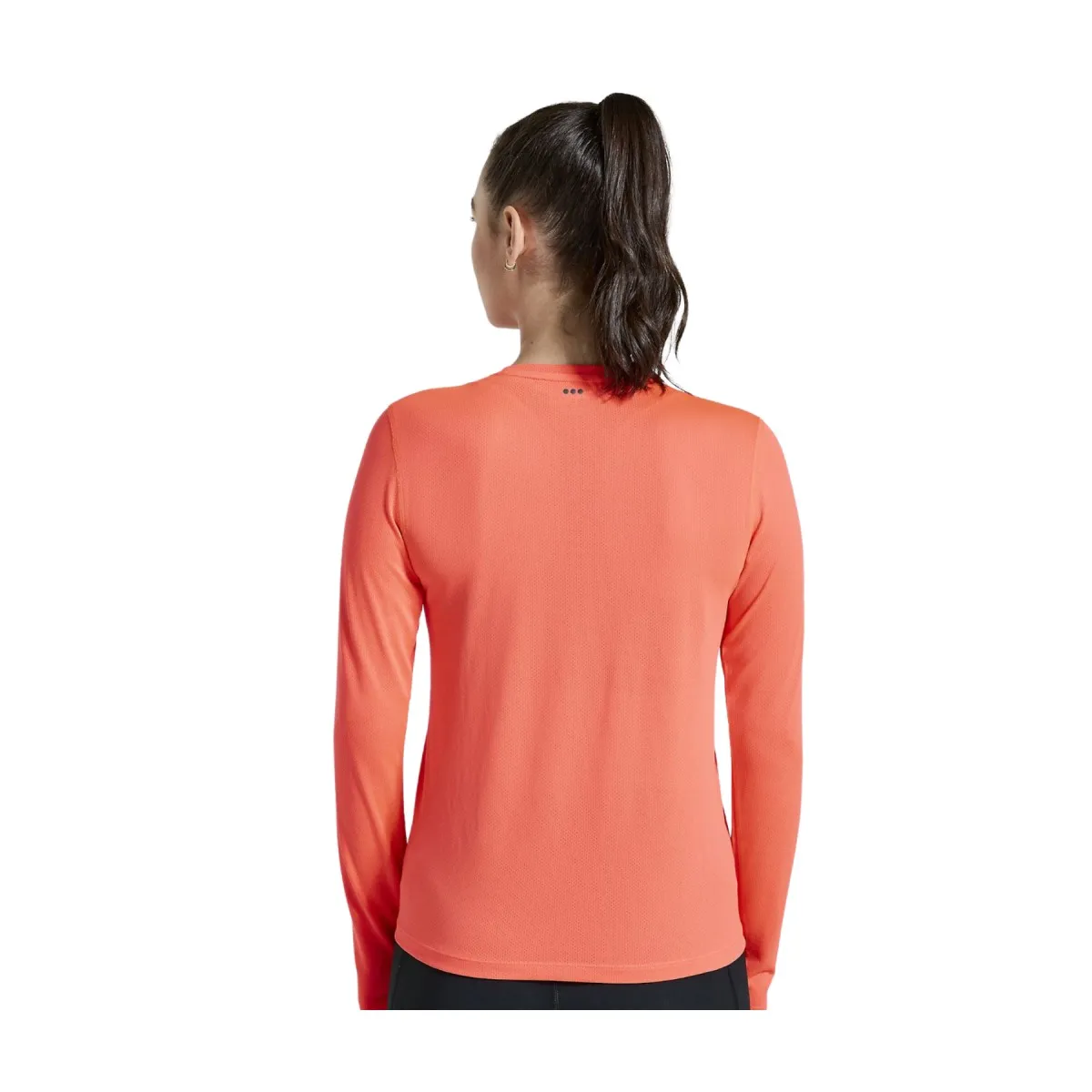 T-Shirt Saucony Stopwatch Long Sleeve Coral Women's