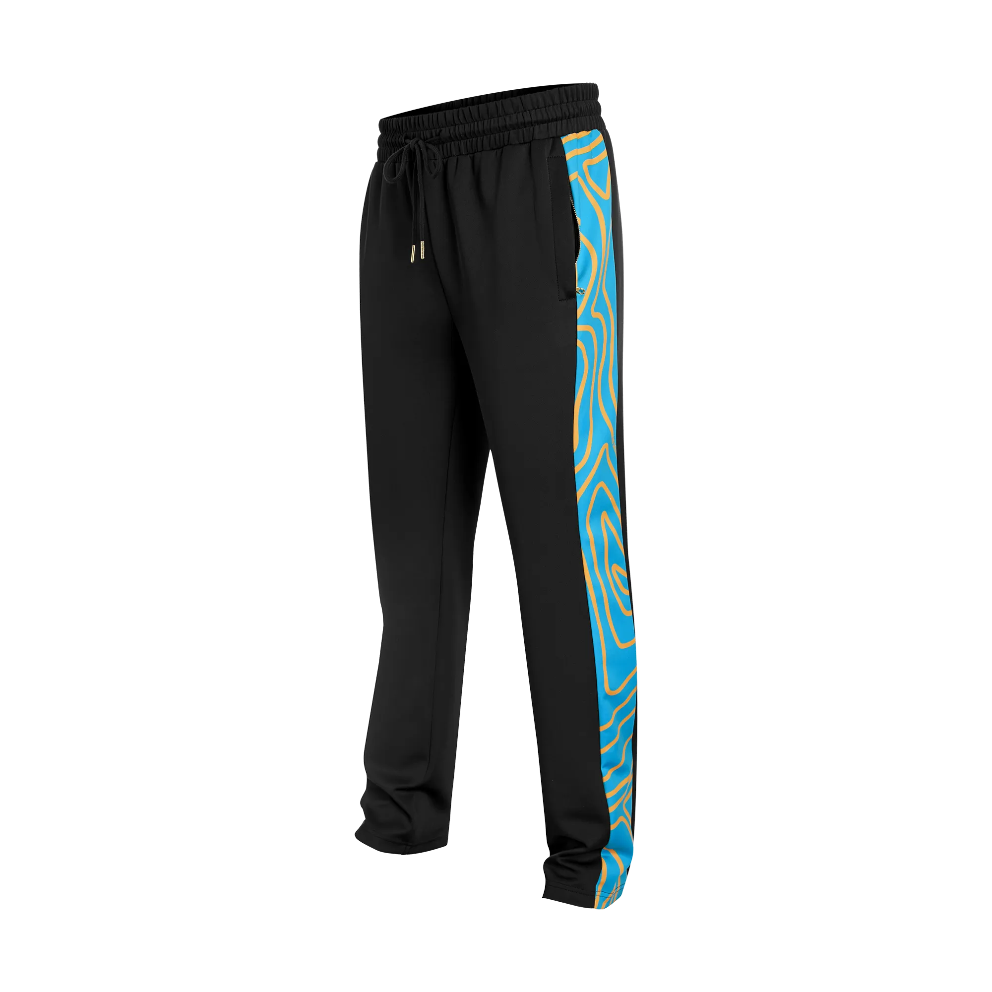 TEAM BAHAMAS TRACK PANTS-BLACK