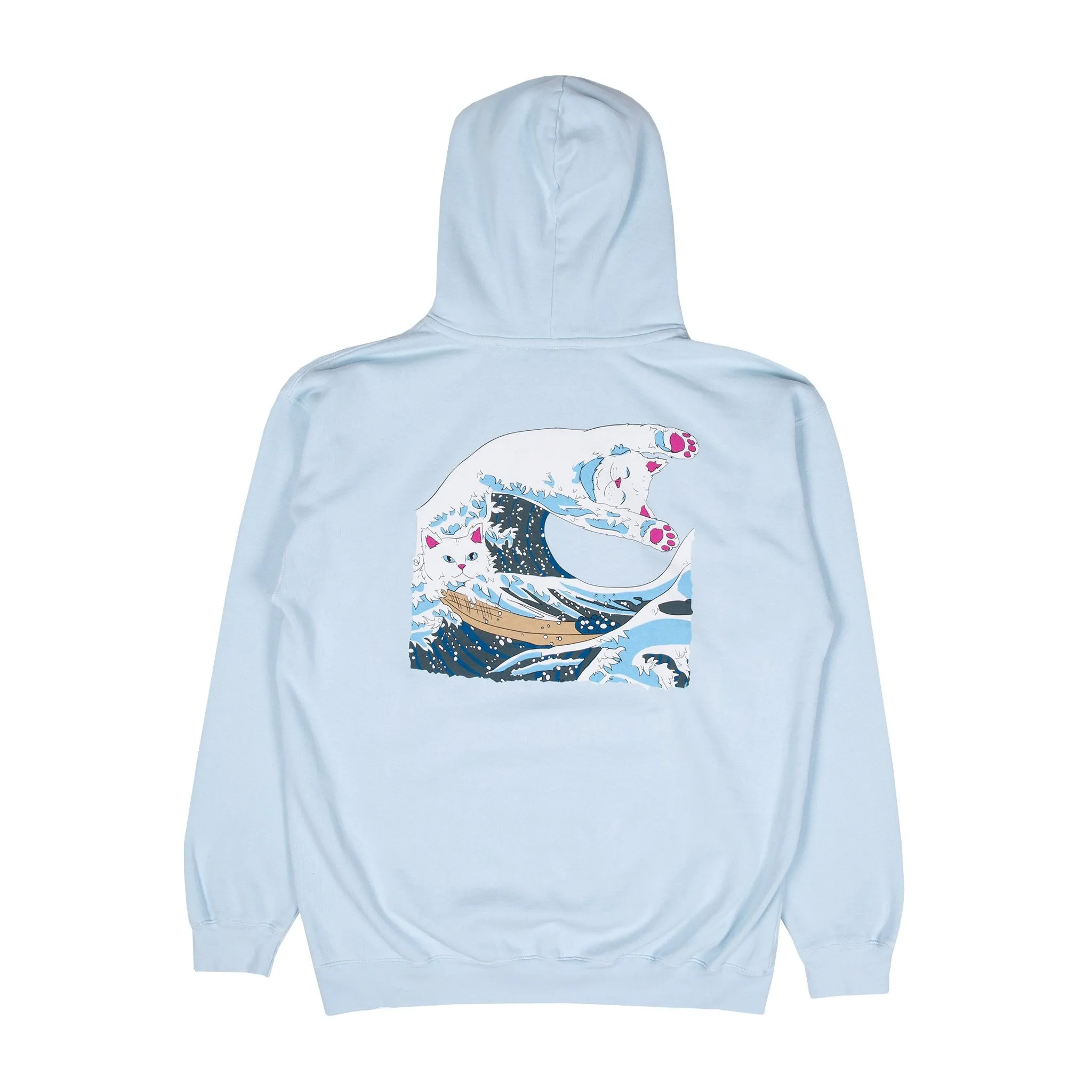 The Great Wave Of Nerm Hoodie (Powder Blue)