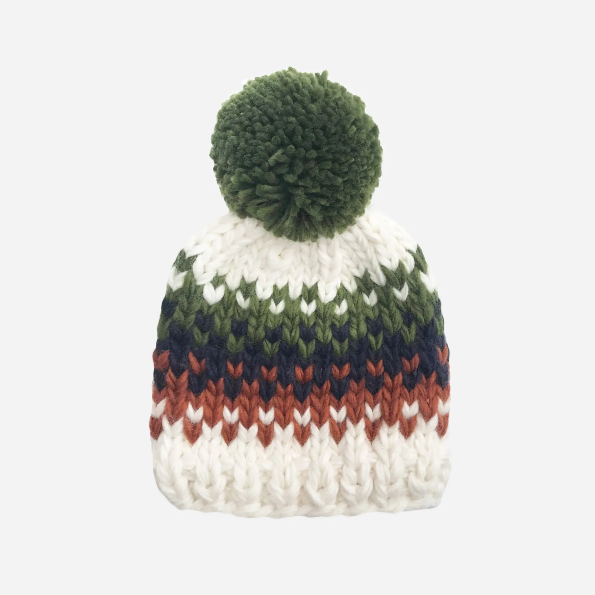 The Will Stripe Toque - Olive - BABY