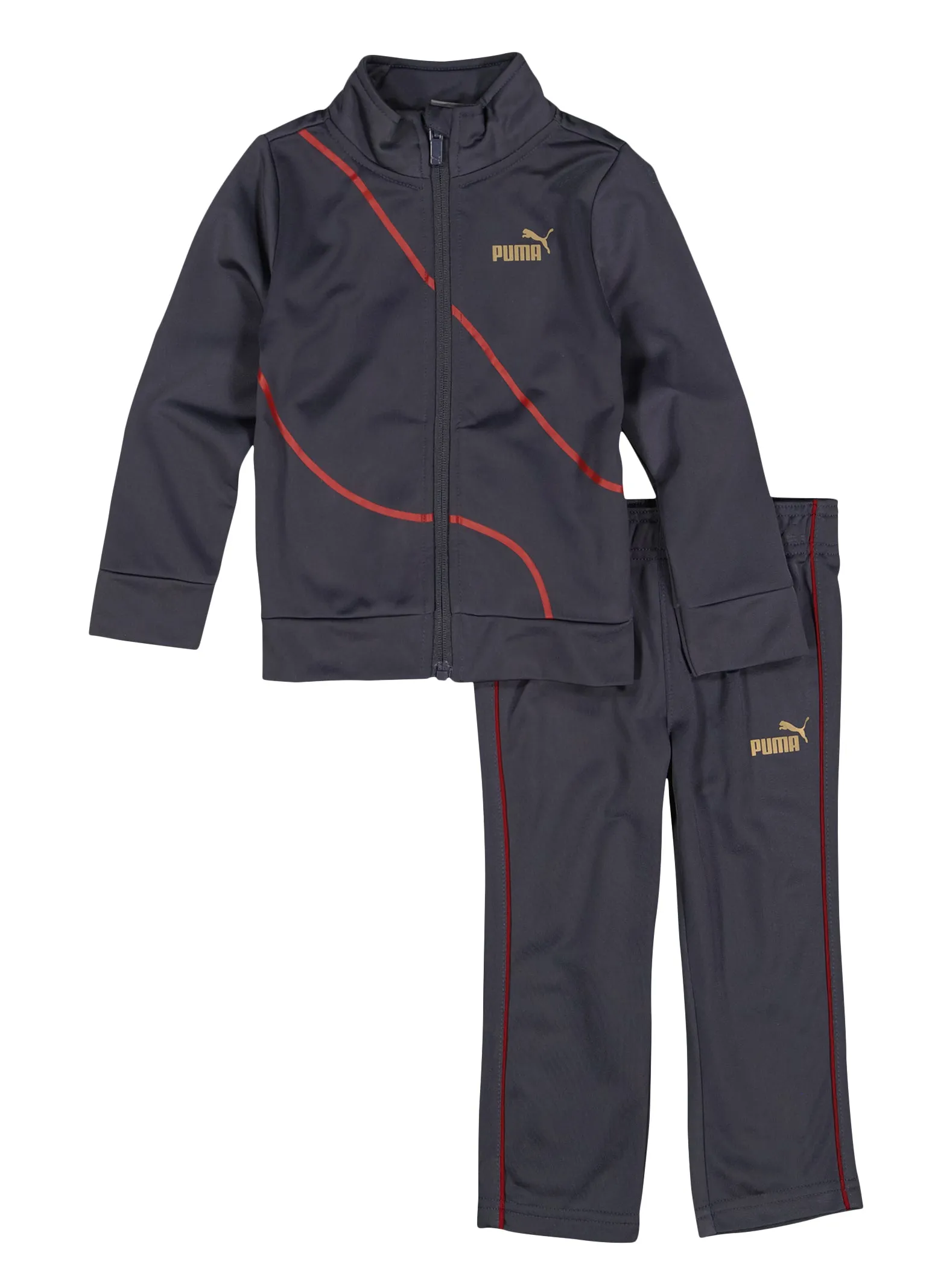 Toddler Boys Puma Zip Front Track Jacket and Track Pants