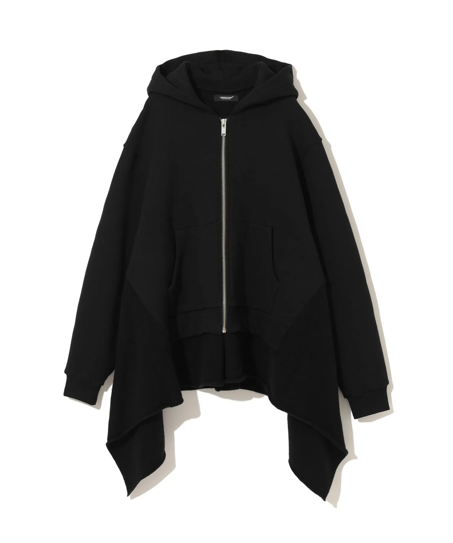 Undercover Black asymmetric Hoodie