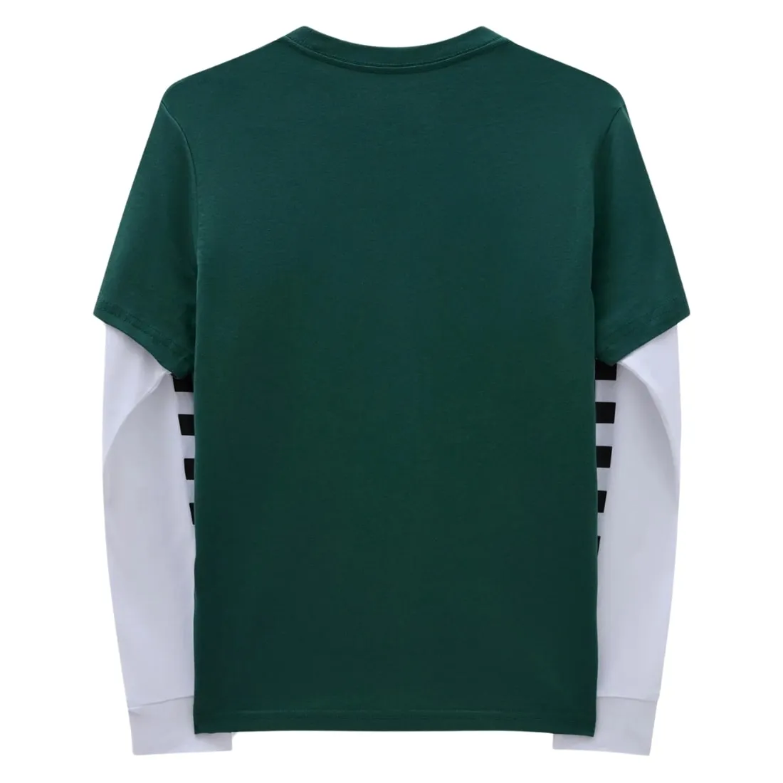 Vans Boys Long Check Twofer Long Sleeve T-Shirt - Bistro Green