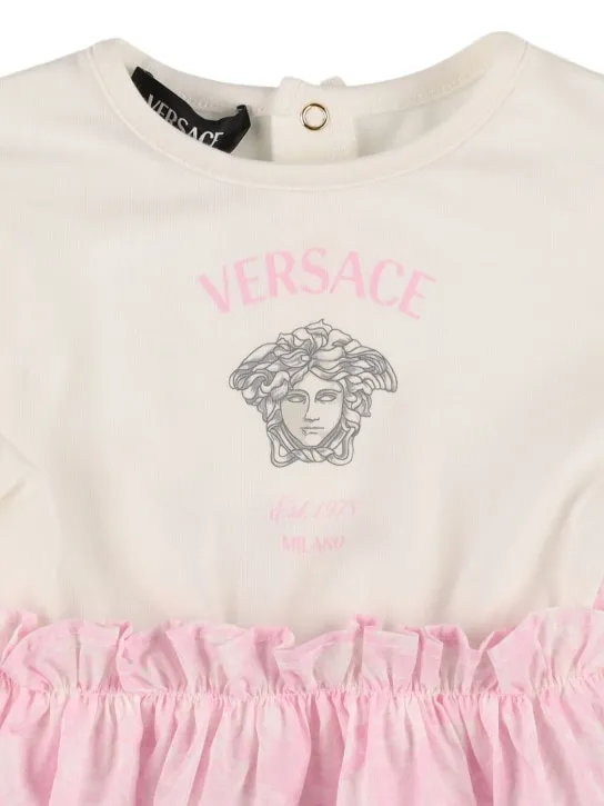 Versace   Cotton jersey dress &amp; diaper cover 