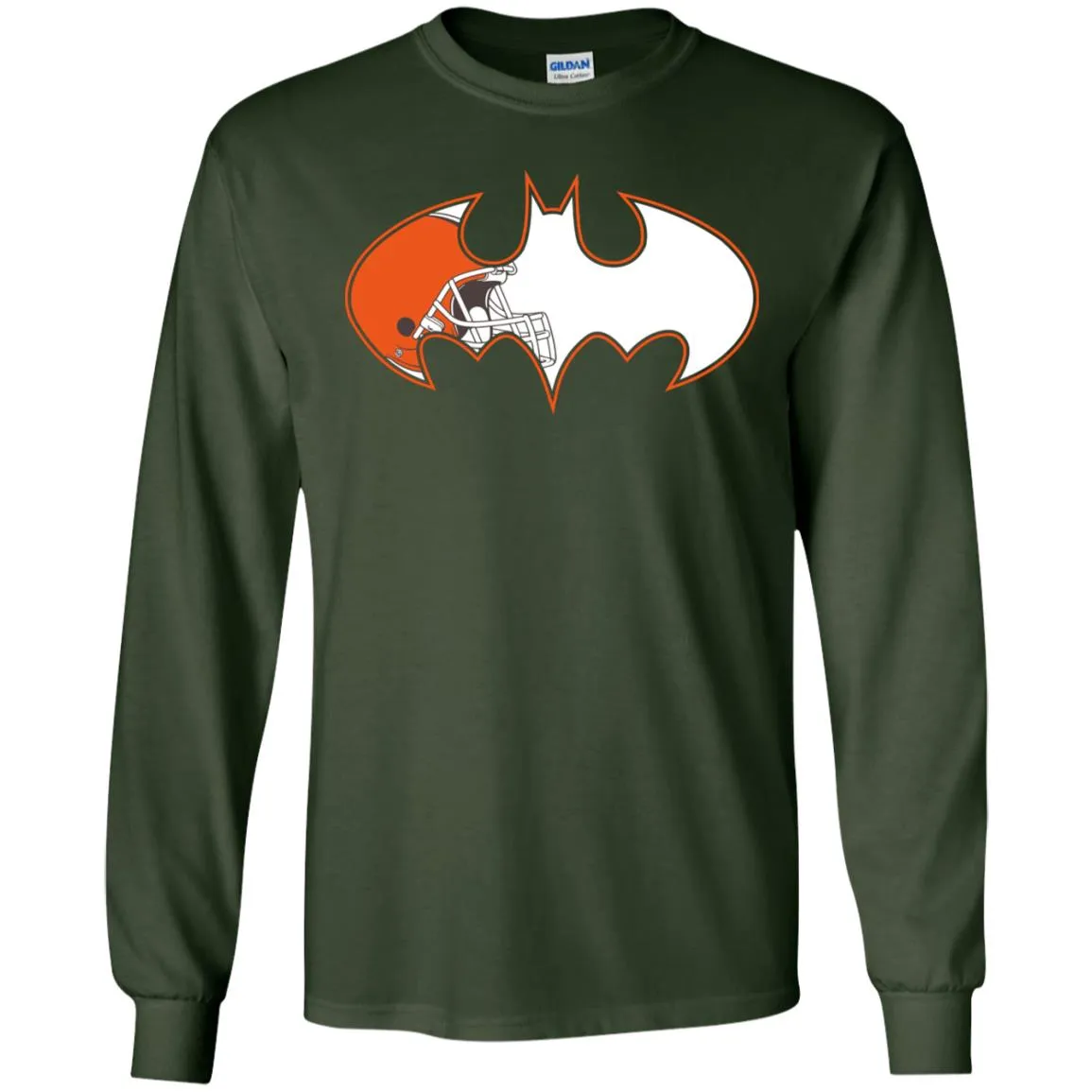 We Are The Cleveland Browns Batman Nfl Mashup Men Long Sleeve Shirt