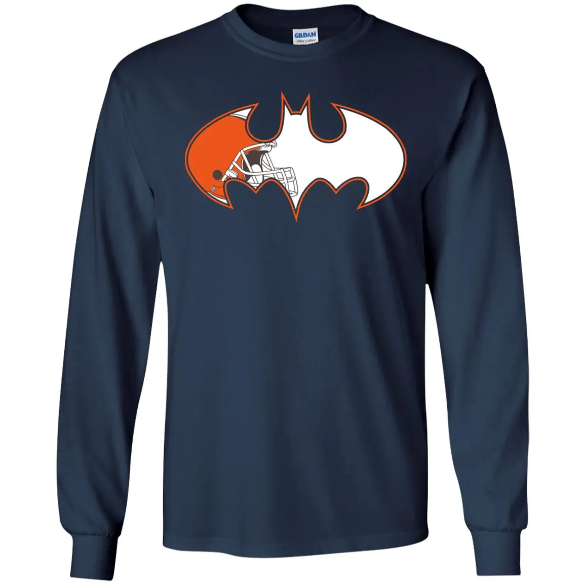 We Are The Cleveland Browns Batman Nfl Mashup Men Long Sleeve Shirt