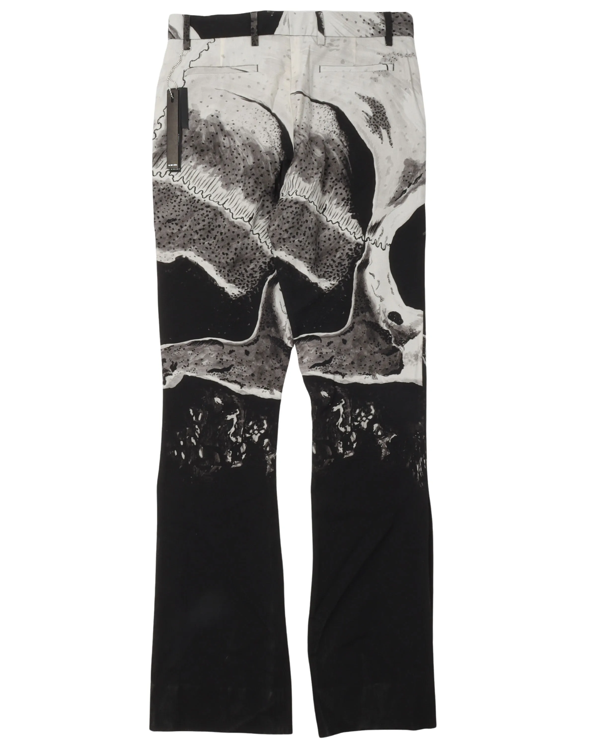 Wes Lang Big Skull Flared Pant