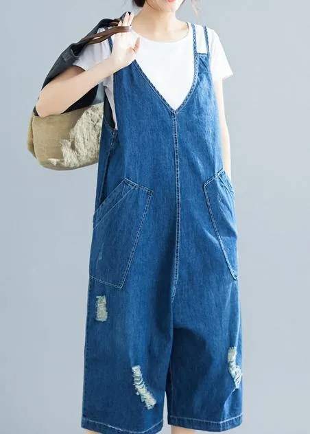 Women jumpsuit pants cotton clothes 18th Century navy pants