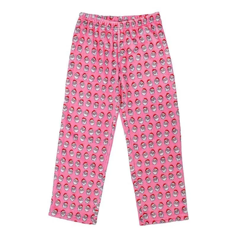 Women's Fleece Santa Pajama Pants