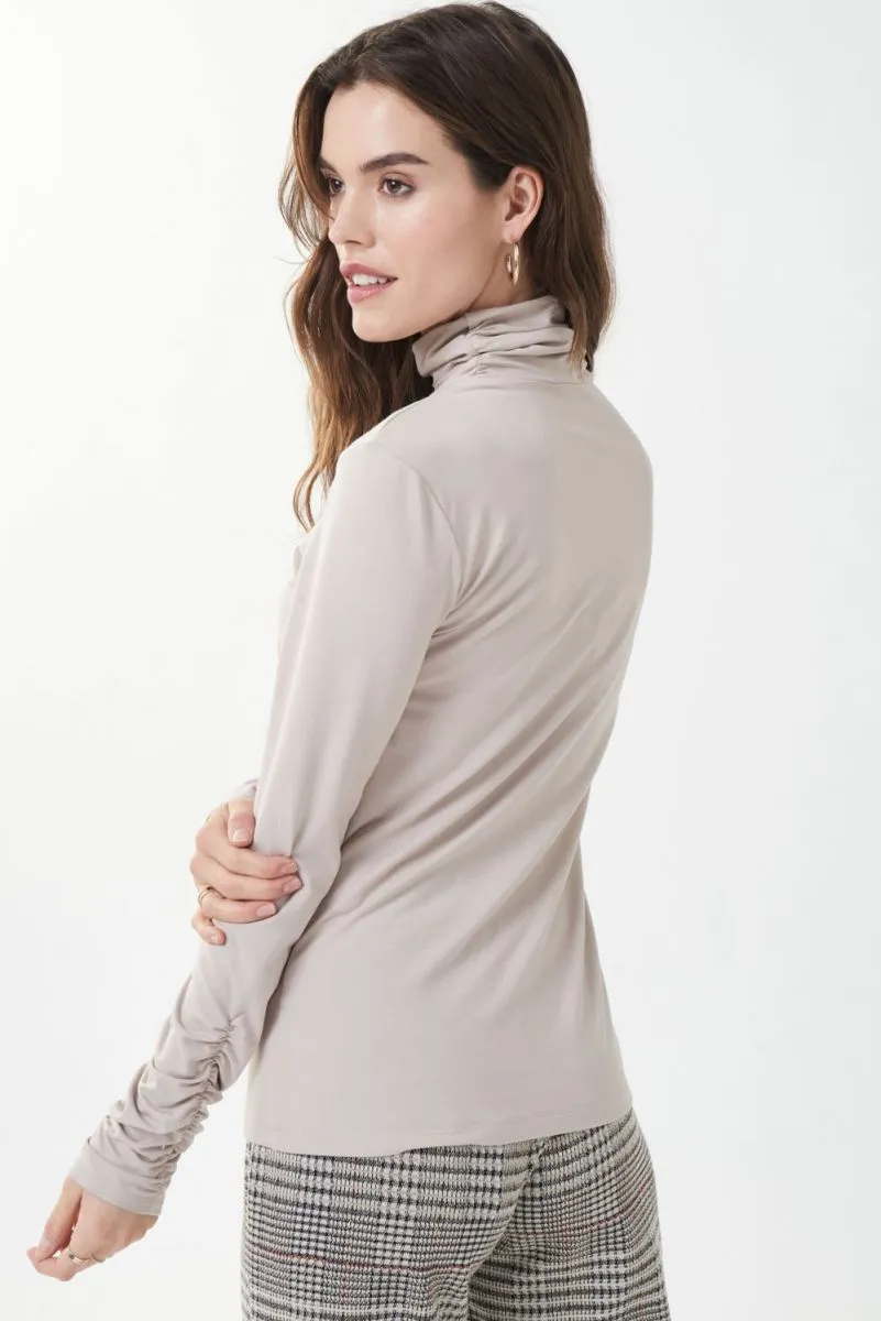 Women's Joseph Ribkoff | High Neck Top | Sand