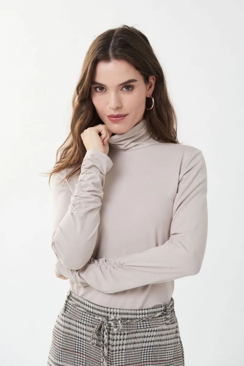 Women's Joseph Ribkoff | High Neck Top | Sand